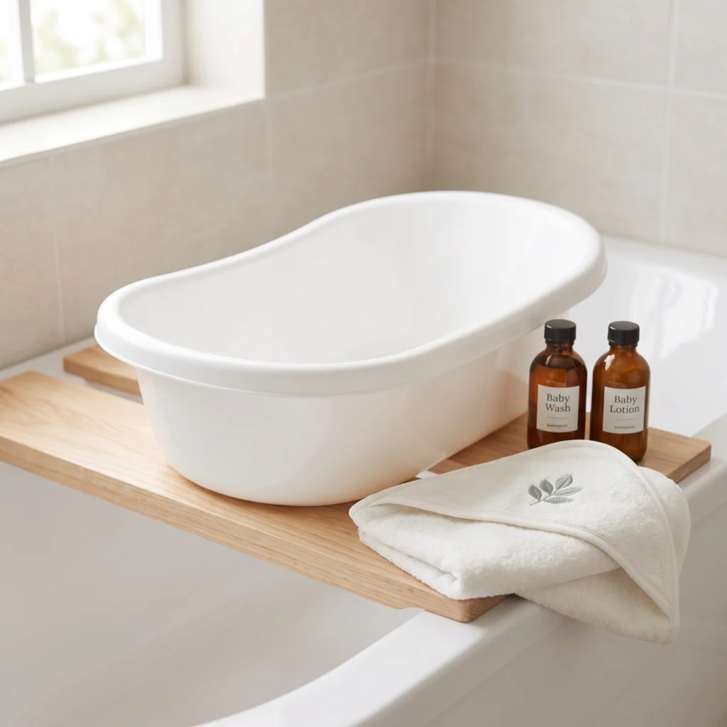 Baby Bath Tub with Shampoo & Soap