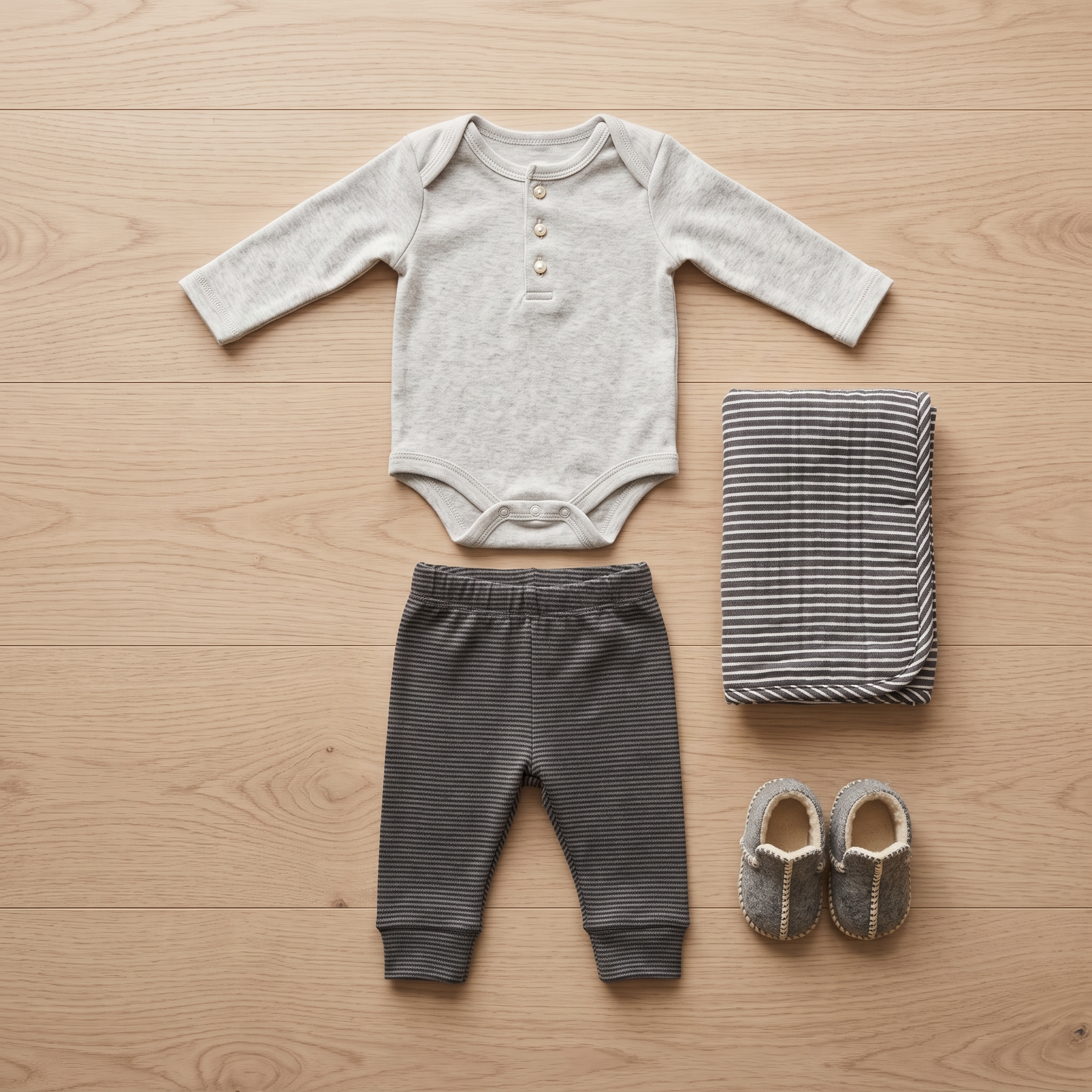 Boy cloth set - Grey
